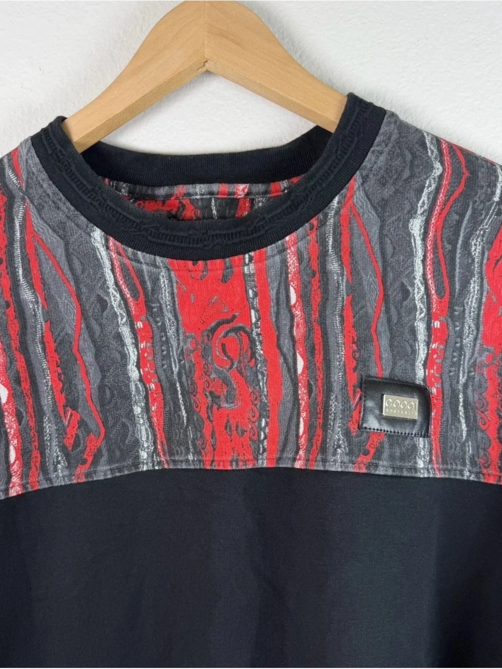 Coogi Australia Mens XL Jogger Pullover Sweatshirt Streetwear Hip Hop 90s Style